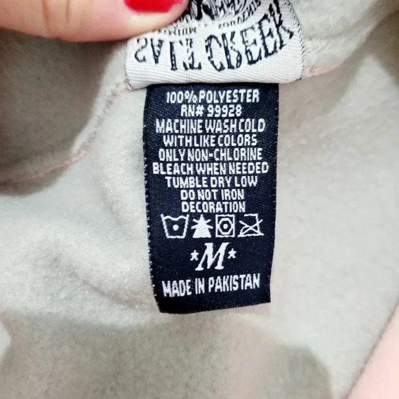 Estes Park Colorado Salt Creek Women’s Quarter Zip Fleece Pullover size MEDIUM - Picture 7 of 10